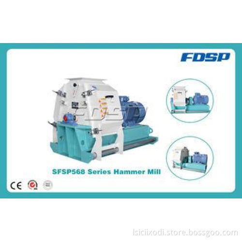 Poultry Feed Corn Hammer Mill Machine With Grinding Chamber